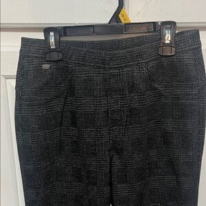 Stylish Black Plaid Women's Leggings